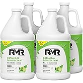 RMR Brands Botanical Disinfectant and Cleaner, Kills 99% of Household Bacteria and Viruses, EPA Registered, Gallon, 4 Pack