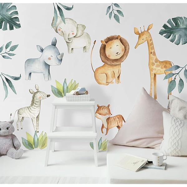 safari decal nursery