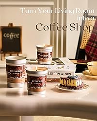 M&SENSE Vegan Soy Wax Candle, Hot Chocolate Heavy