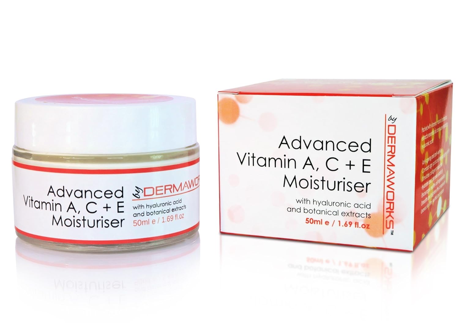 Dermaworks Advanced Vitamin A C E Moisturising Face Cream with