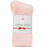 Dear Kitty Fuzzy Socks for Women & Men - Cozy Cloud Socks for Sleeping, Gifts, Spa, Travel, Stress Relief, Lounge Wear