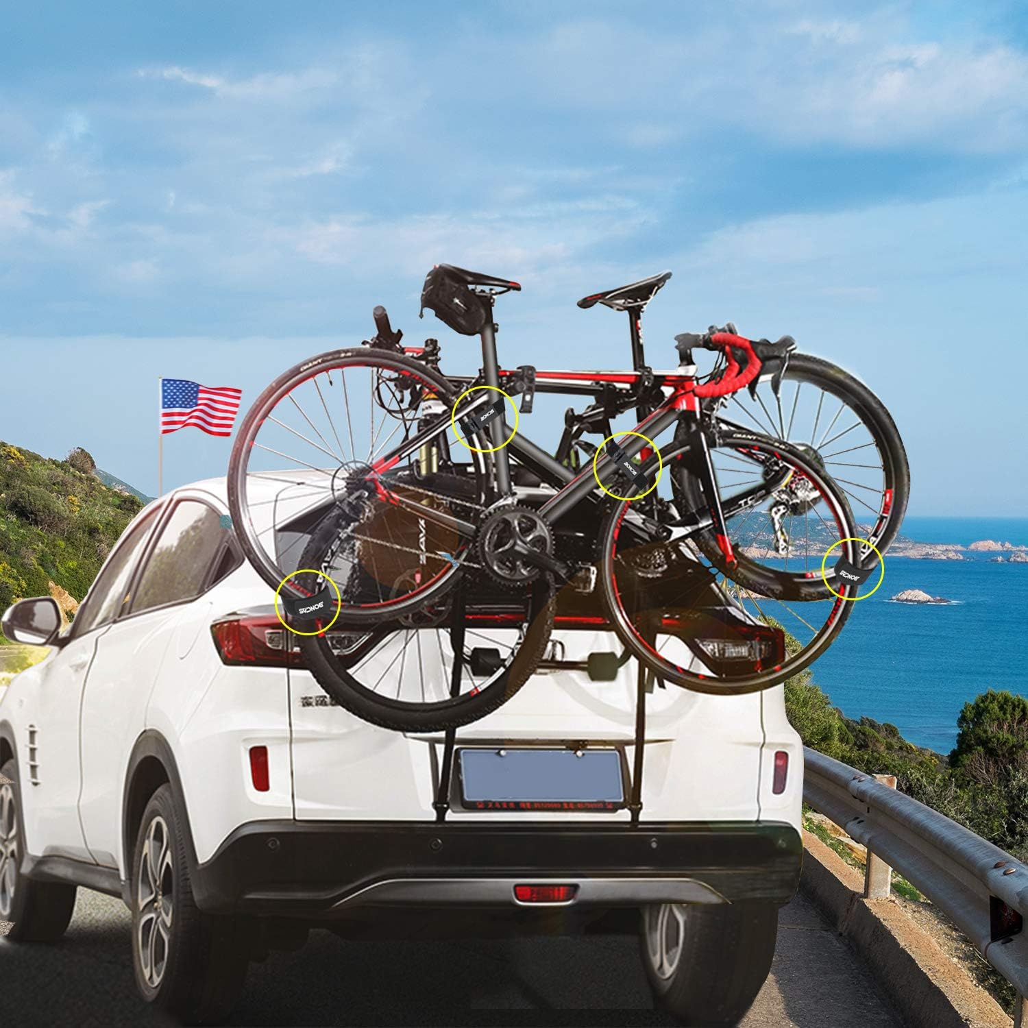 bike rack stabilizer bar