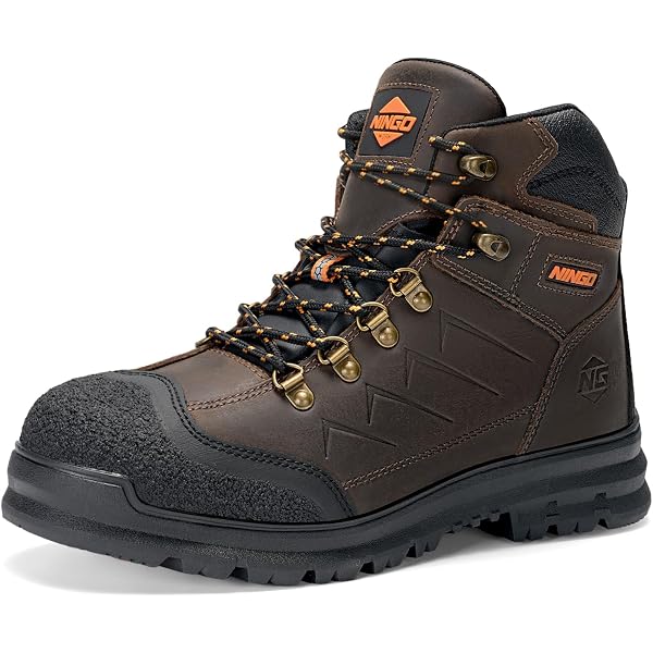 New Mens Panco Brown Leather Steel Toe Safety Work Shoes Size 10 E Made in USA PANCO Products for Sale up to 90% Off Retail: Poshmark main image 2