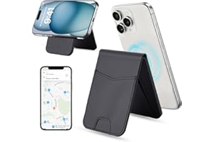 Gugxiom for MagSafe Wallet, Magnetic Wallet for Phone, Full Find My Functionality, 3000Gs Ultra-Strong Magnetism, Foldable Ma