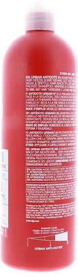Tigi Bed Head Urban Antidotes Resurrection Shampoo 750ml Damaged Hair Care view 5