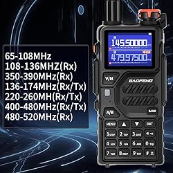 BAOFENG K5PLUS Radio Ham Radio 10W Rechargeable