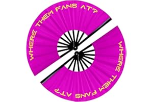 AYTHSRIC 2Pcs Fans for Line Dancing Clacking Fan Boots On The Ground Fans, Hand Fans for Women Foldable, Large Festival Popping Fans for Line Dancing (Purple)