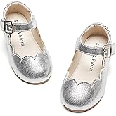 Felix & Flora Toddler Flower Girl Dress Shoes - Baby Girl Ballet Mary Jane Flats for Party School Wedding