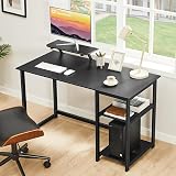 GreenForest GreenForest Computer Desk with Monitor Stand 100cm Black view 2