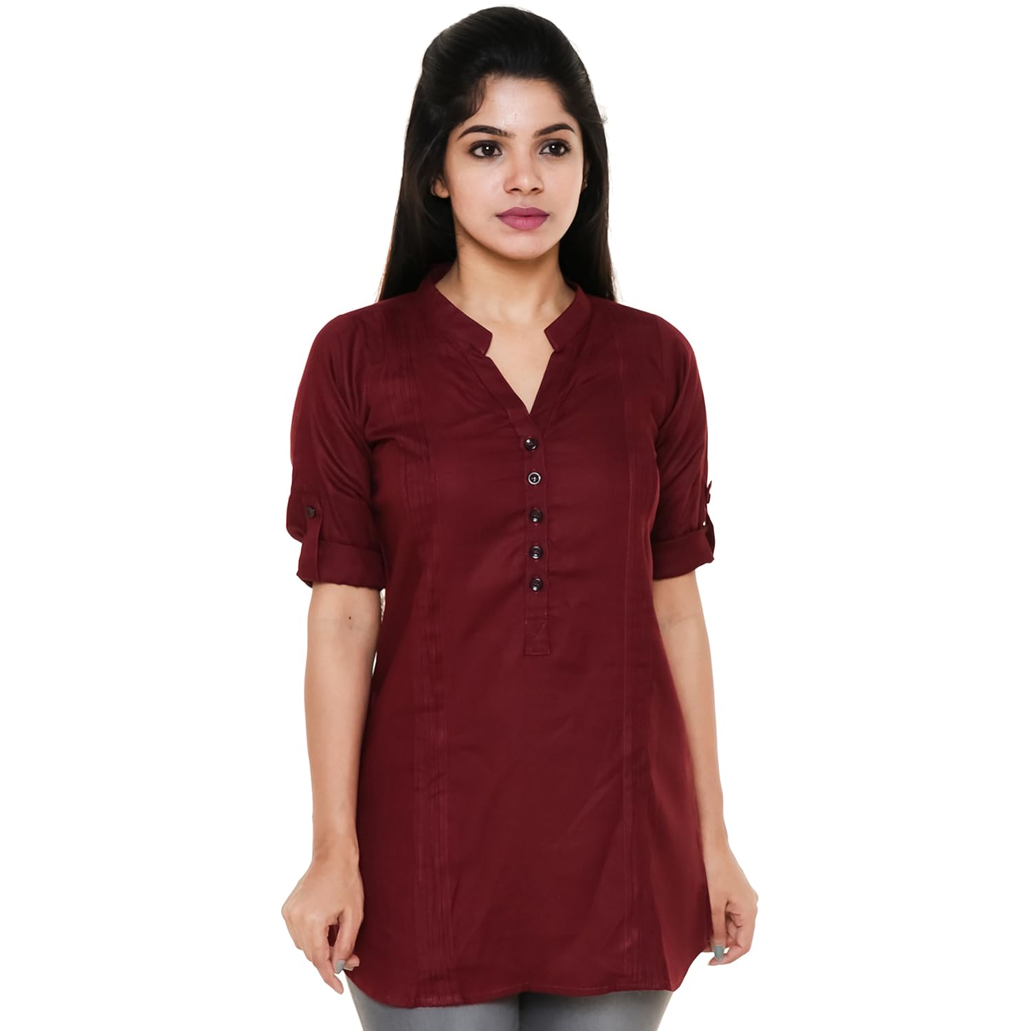 easy 2 wear women's cotton tunic top (multicolour)