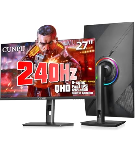 CUNPU Monitor Gamer De 27
