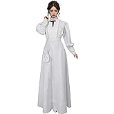 daizbella Edwardian Dress Victorian Dress for Women Gothic Civil War Costumes Vintage Ball Gown Masquerade Dress