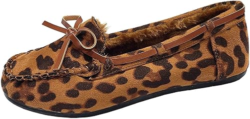 calistoga women's vegan suede faux fur moccasin