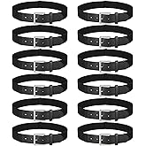 LEACOOLKEY 12 Pcs Baseball Belts Adjustable Softball Belts Bulk Team Sprots Belts for Adult and Youth