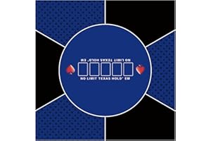 nuveti 24/31/39/47/55 inch Square Foldable 6-Player Texas Poker Card Tabletop Layout Portable Anti-Slip Rubber Board Game Mat Texas Hold'em Poker Mat for Family Game, Casino, Party