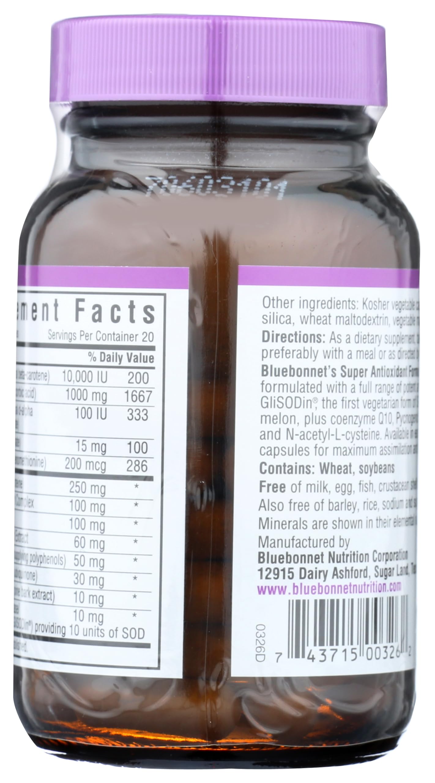 Mua BlueBonnet Super Antioxidant Formula Vegetarian Capsules, 60 Count ...