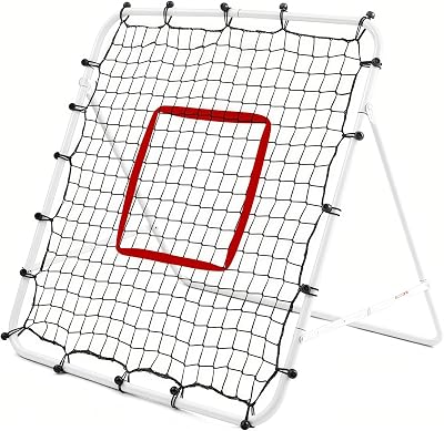Amazing Tour Football Rebounder - Adjustable Steel Frame Net Trainer