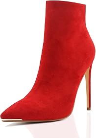 Amazon.com: AUROTTI Botines de aguja con punta puntiaguda para mujer,  botines elegantes : Ropa, Zapatos y Joyería