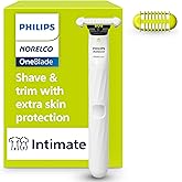 Philips Norelco OneBlade Unisex Intimate Pubic & Personal Body Groomer & Trimmer, QP1924/70
