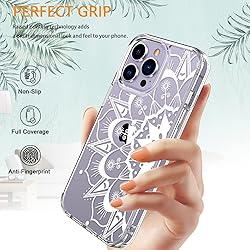 LUHOURI for iPhone 15 Pro Max Case with Screen