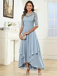 Sredhy Petite Mother of The Bride Dresses A Line