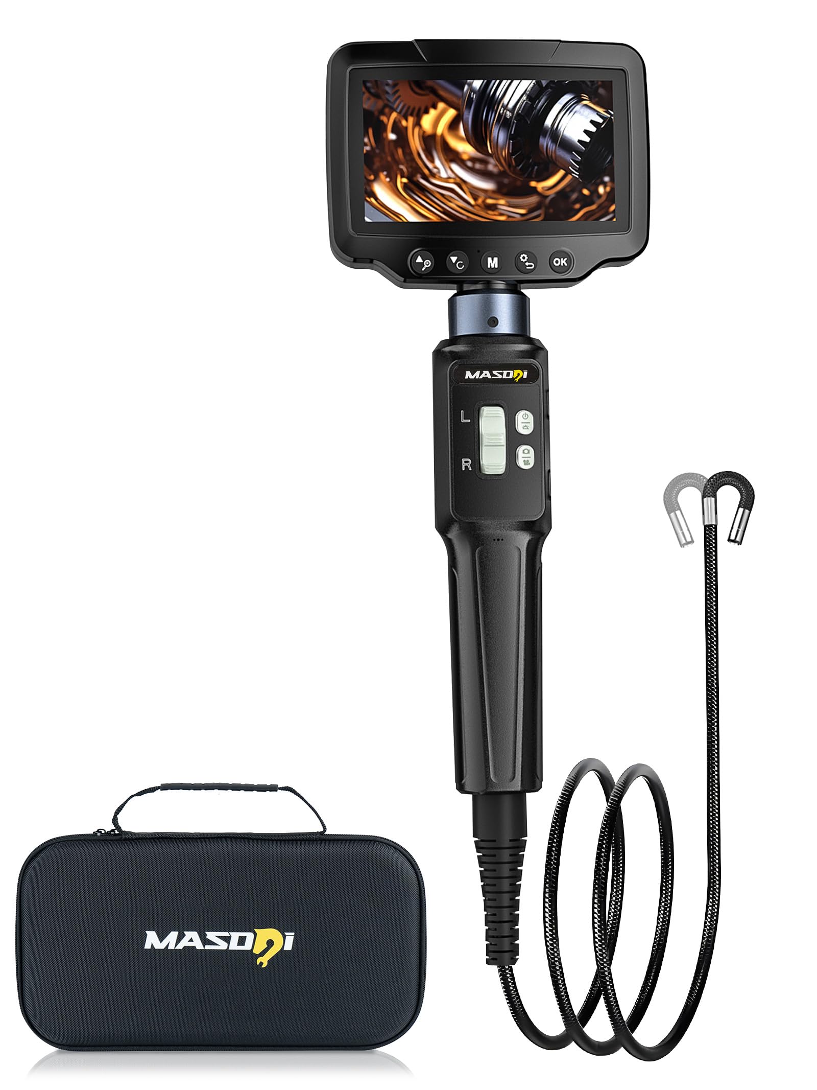 Two-Way 210° Articulating Borescope, Steering