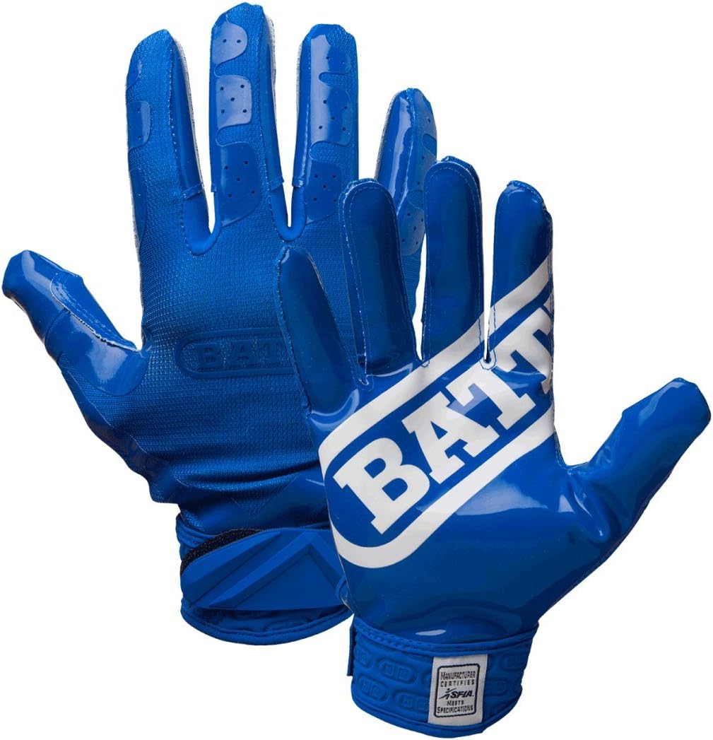 Battle Double Threat Football Gloves – Ultra-Tack Sticky Palm Receivers Gloves – Pro-Style Receiver Gloves, Adult and Youth : Sports & Outdoors
