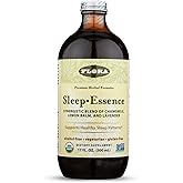 Flora Sleep Essence 17 oz - Synergistic Supplement Blend of Chammoile, Lemon Balm and Lavender - Herbal Tonic - Organic, Non GMO, Vegan