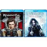 11 Film Favorites : Resident Evil Collection(Resident Evil / Apocalypse / Extinction / Afterlife / Retribution / The Final Chapter) + Underworld: Ultimate Collection (Underworld / Evolution / Rise of the Lycans / Awakening / Blood Wars) [Blu-ray 2-sets]