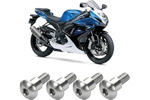 KZMPMT Seat Bolt Compatible with Suzuki GSXR600 GSXR750 2006-2007 GSXR1000 2005-2008 Stainless Steel 304 (Replace # 09139-06146)