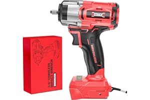 DIYtoolifz Cordless Impact Wrench Compatible with Milwaukee 18v Battery: 250Ft-lbs(340N.m) 3/8" Brushless Electric Impact Gun, 2400RPM High Torque Impact Driver, Power Impact Wrench, Bare Tool