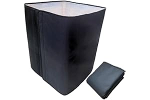 MLNSUNNY Bee Hive Wrap for Winter for 8 Frame Hives Beekeeping Supplies,3 Layers 600D Oxford Cloth Bee Box Comfort Protective Cover,Waterproof,Windproof and Coldproof Wrap