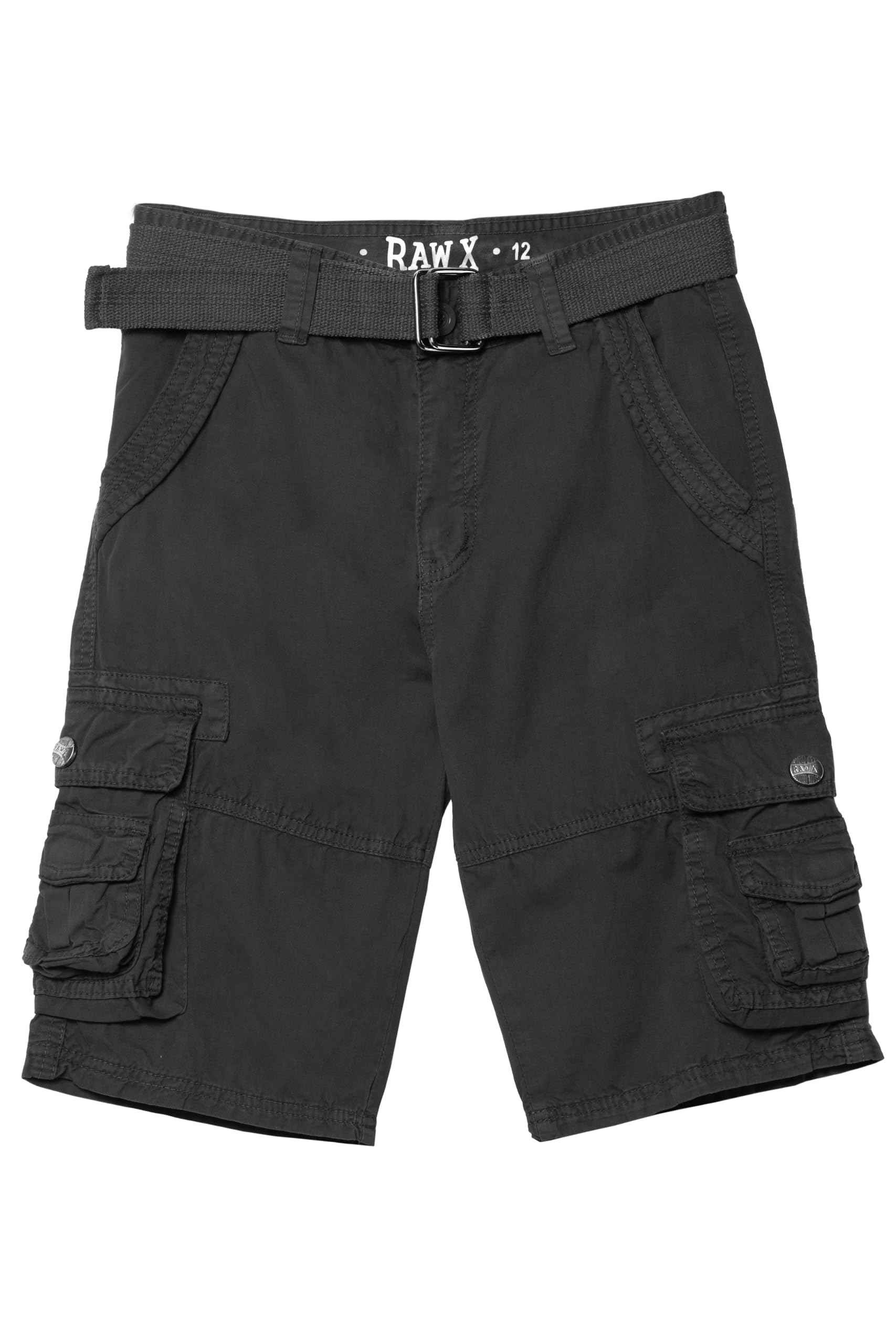 Raw X Boys Cargo Shorts 8-18 | 100% Cotton Belted
