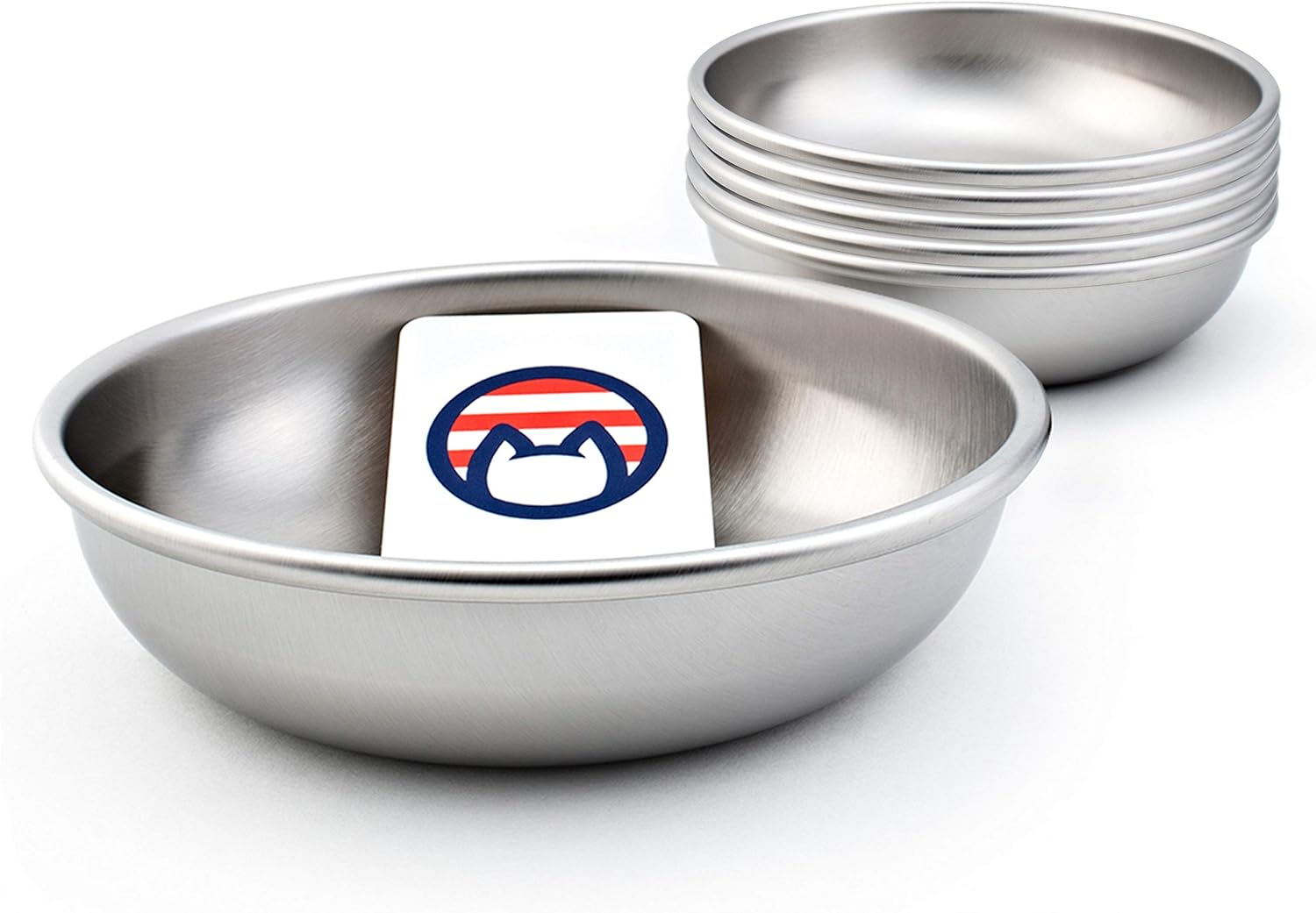 small metal cat bowls