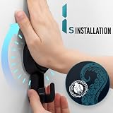TAILI Black Suction Hooks 4 Pack Vacuum Wall Hooks No Drilling Waterproof 5kg view 2