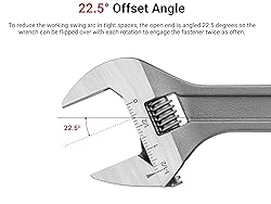 TEKTON 9 Inch Adjustable Wrench