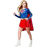 Rubies DC Superheroes Supergirl TV Series: Supergirl Costume Dress for Adults, Women's Small