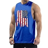 Men's Workout Tank Tops Sleeveless Gym Cut Off Tee