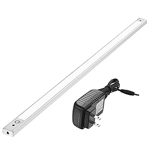 24 Inch Under Cabinet Lighting 4000K - Under Counter Lighting and Under Cabinet LED Lighting by Phonar with 12V Adapter and Sensor Switch