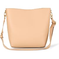 Guess ATALIA CROSSBODY BUCKET - Borsa a mano - natural/black/beige