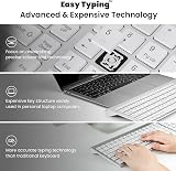 Cimetech Wireless Keyboard Mouse Combo 2.4G UK Layout Silver White view 2