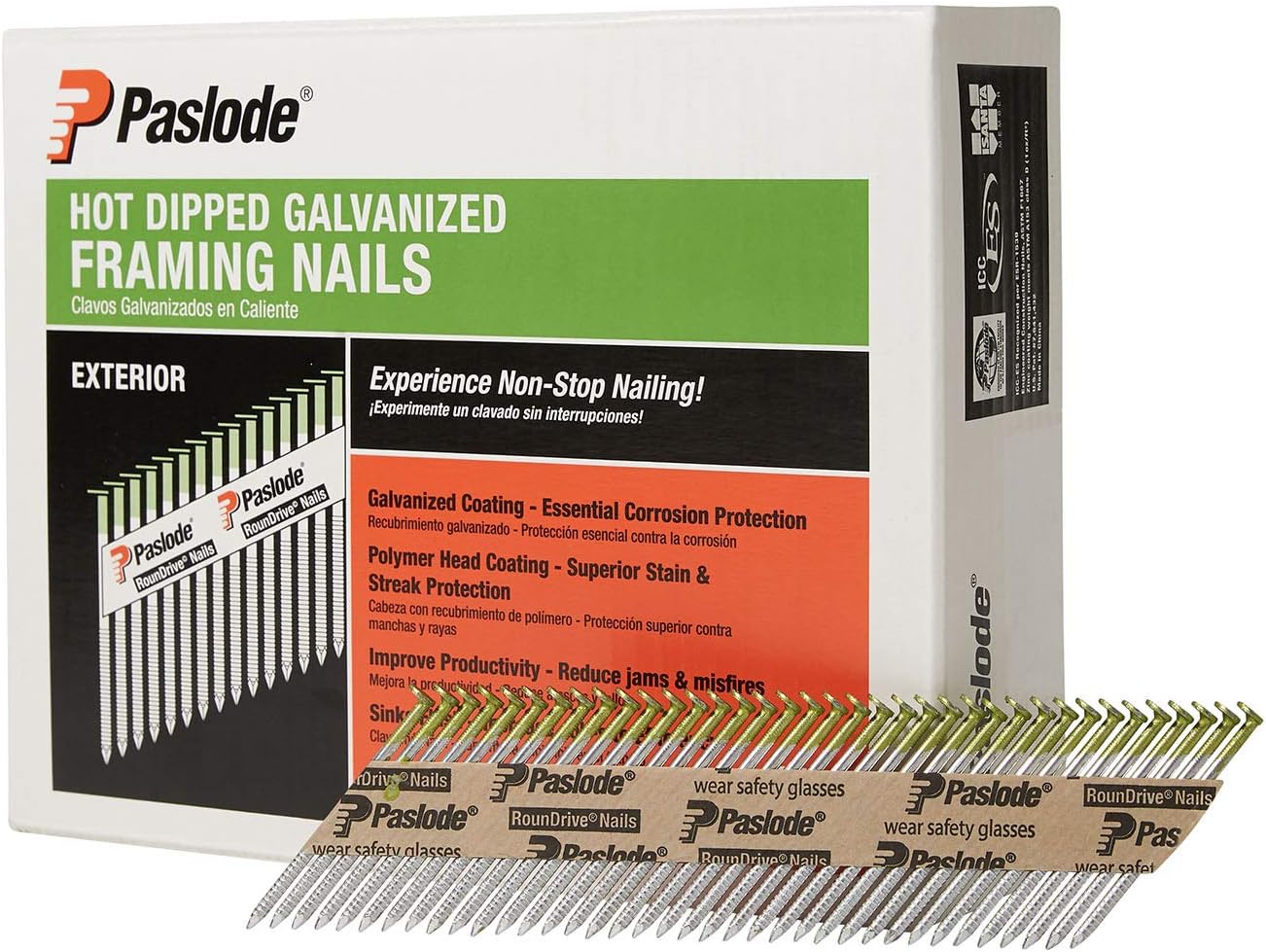 Paslode 650383 Round Head 2 3/8Inch by .113Inch by 30 Degree Paper