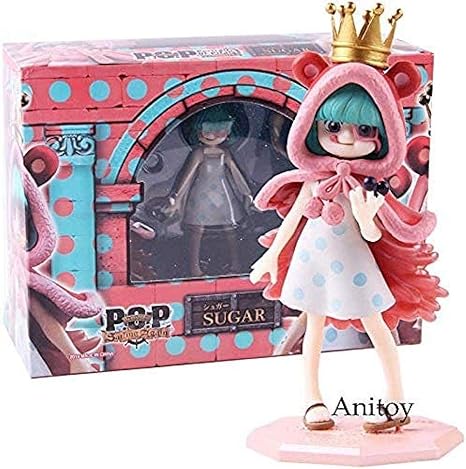 Mnzbz Pop One Piece Sugar Sailing Again 10th Anniversary Pvc One Piece Action Figure Figure Collection Modele Jouet Amazon Fr Cuisine Maison