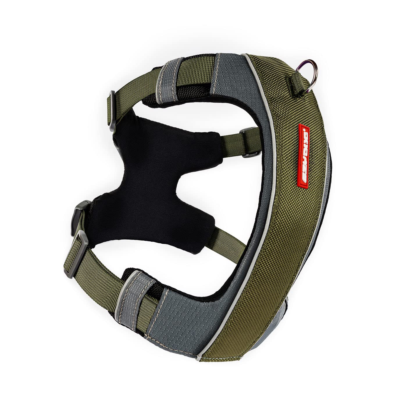 EZYDOG X-Link Harness | Dog Harness, Reflective Stitching, No Pull, Breathable Material (Khaki, XL)