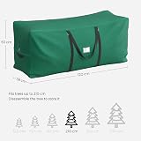SONGMICS Christmas Tree Storage Bag 9 ft Green 150x55x62 cm 600D Oxford view 5