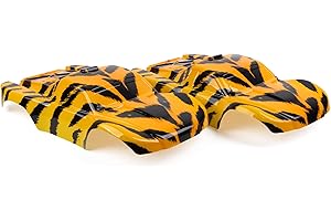 2pk Combo Set Custom Body Tiger Style Compatible for 1/10 Slash Truck (Truck not Included) (Tiger)