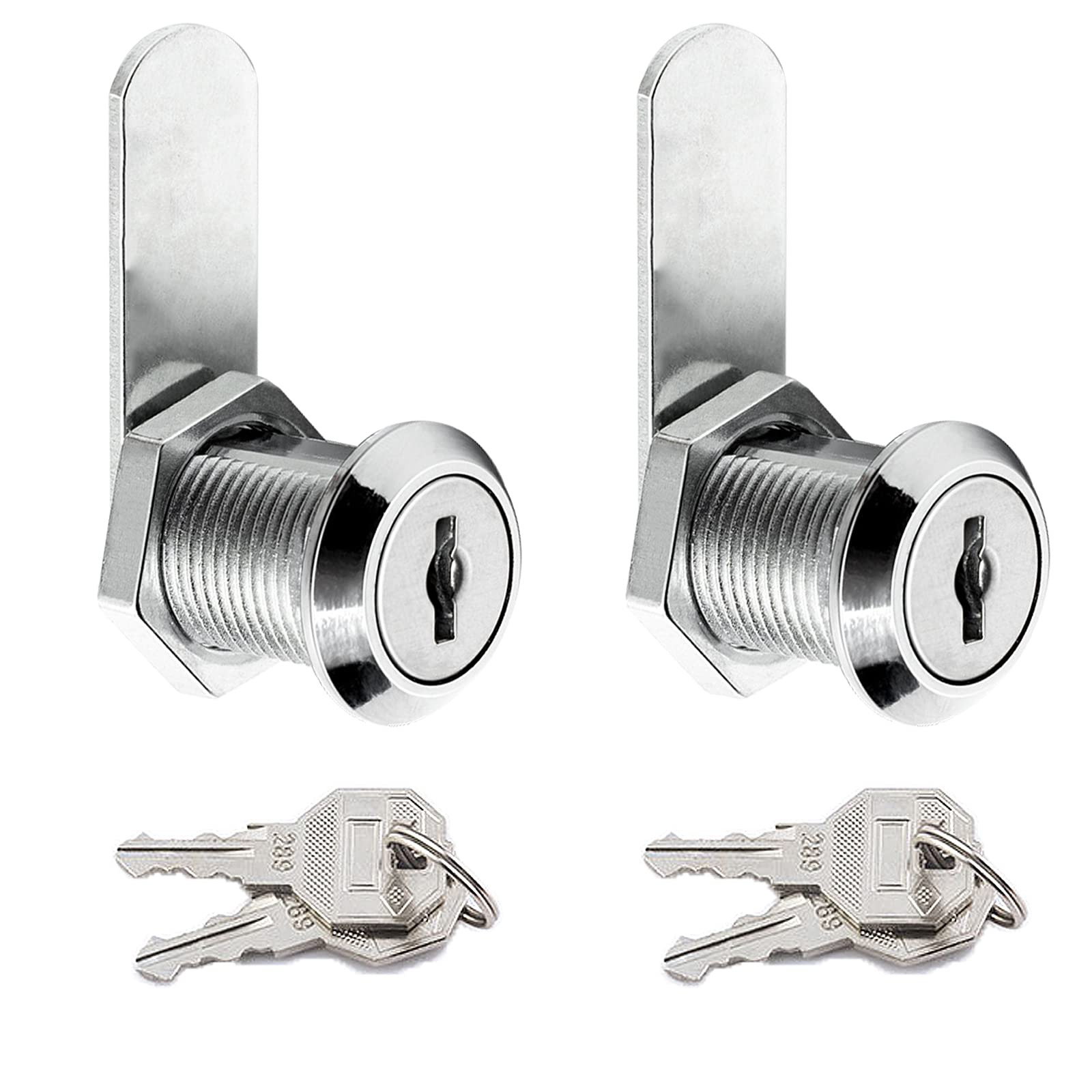 YUTOU Letterbox Locks, Cabinet Locks, Security Locks, Furniture Locks, Security Mailbox, Door Lock, Drawer Lock with 4 Keys for Door, Cabinet, Letterbox, Cabinet