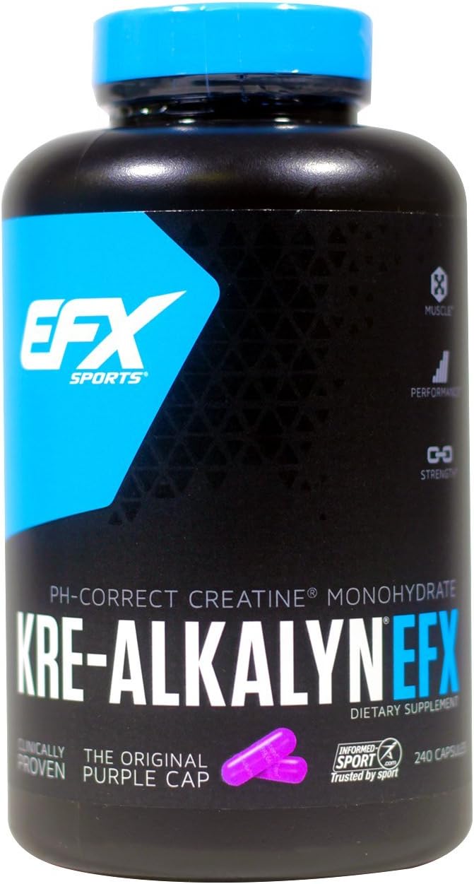EFX Sports Kre-Alkalyn EFX, 240 Capsules
