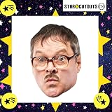 STAR CUTOUTS Friday Night Dinner Mark Heap Cardboard Face Mask Fancy Dress view 2