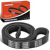A-Premium Engine Serpentine Drive Belt Compatible with Toyota, Hyundai, Kia & Lexus Cars - Camry, RAV4, Elantra, Sonata, Acce
